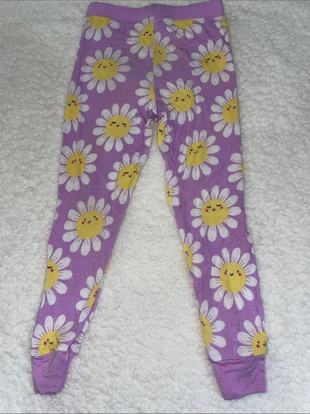 Little Sleepies Purple Daisy Print 2 Piece Pjs